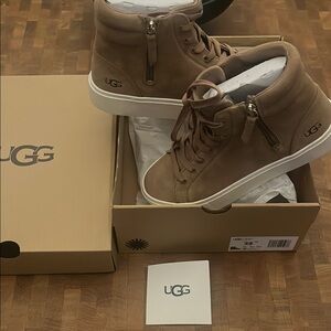 UGG Brown High-Top Sneakers